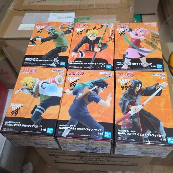 [BUNJANG] NARUTO NARUTOP99 Figure 6종 Set (Japan Domestic) / (번장최저가미개봉)나루토 NARUTOP99 피규어 6종 세트 일본내수용 칼박