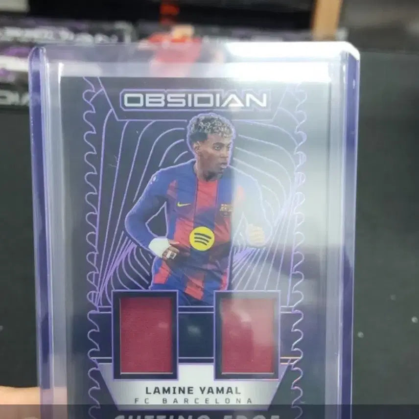 [BUNJANG] Obsidian Lamine Yamal FC Barcelona Limited Edition Card / 옵시디언 라민 야말 FC바르셀로나 카드