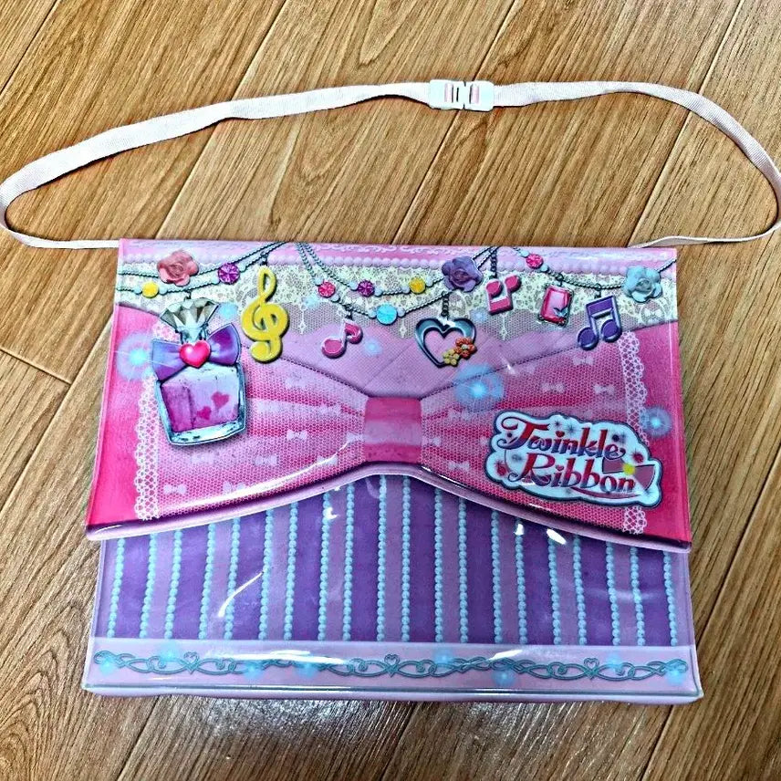 [BUNJANG] Pripara Twinkle Ribbon Bag File Binder / 프리파라 프리채널 아이엠스타 아이카츠 라라 트윙클 리본 가방 파일백 바인더