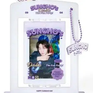 [BUNJANG] BOYNEXTDOOR Sung-ho Birthday MD Photocard Stand (Limited Edition) / 보넥도 성호 포토카드 스탠드 (생일MD)