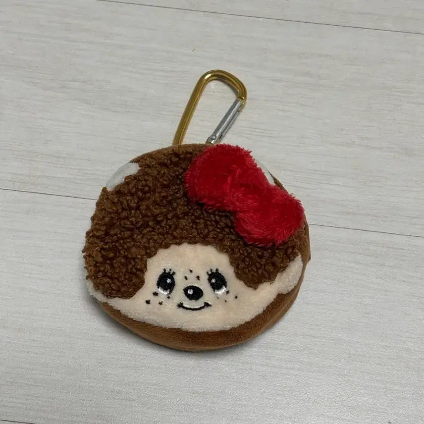 [BUNJANG] Sanrio Hello Kitty Monchhichi Zipper Pouch Keychain Coin Purse / 산리오 헬로키티 몬치치 지퍼 파우치 키체인 동전지갑