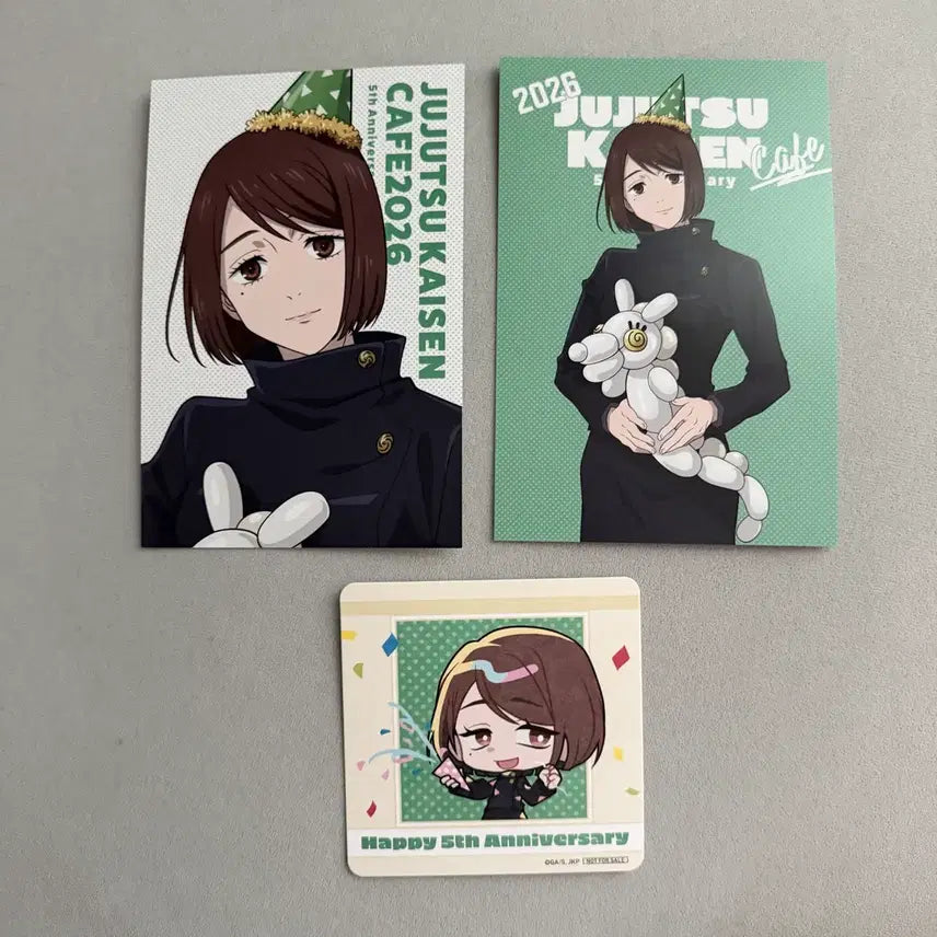 [BUNJANG] Jujutsu Kaisen Ieiri Shoko Cafe Special Offer Postcard Bundle Set / 주술회전 이에이리 쇼코 카페 특전 엽서 일괄