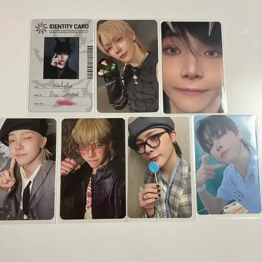 [BUNJANG] ENHYPEN Nicholas We On Part 1 Early Bird Back To The Stars Aoa Rashi Go In Blue Photocard / 앤팀 니콜라스 위온파 얼리버드 백투라 아오아라시 고인블 포카 얼빡