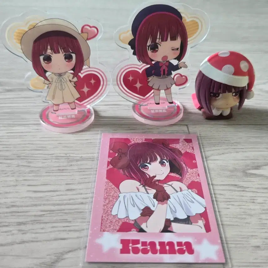 [BUNJANG] Oshi no Ko Kana Arima Acrylic Stand, Gacha Figure, Photocard / 최애의 아이 아리마 카나 아크릴스탠드 카드 포카 가챠 피규어 콜라보 카페