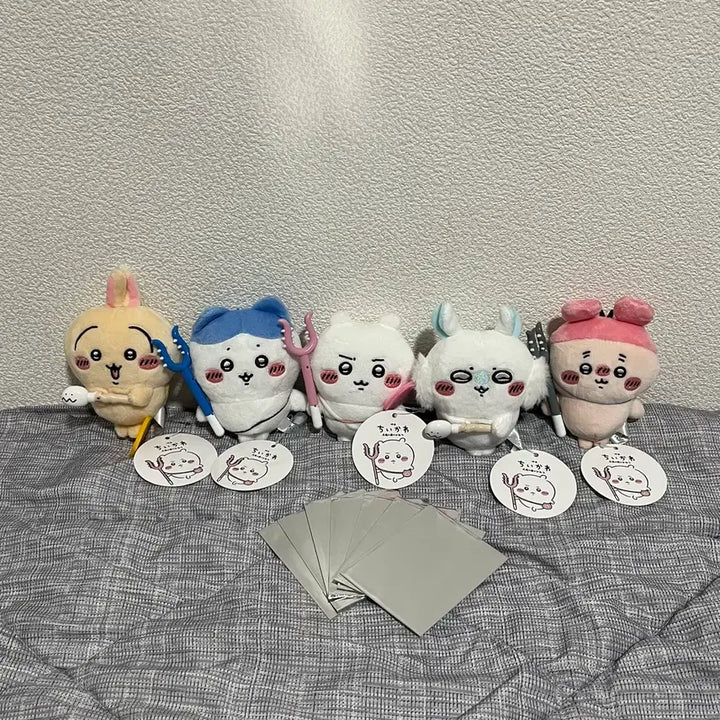 [BUNJANG] Chiikawa Mermaid Island Secret Mascot Full Set + 7 Clear Cards / 치이카와 토벌 마스코트 풀세트 + 클리어 카드 7매