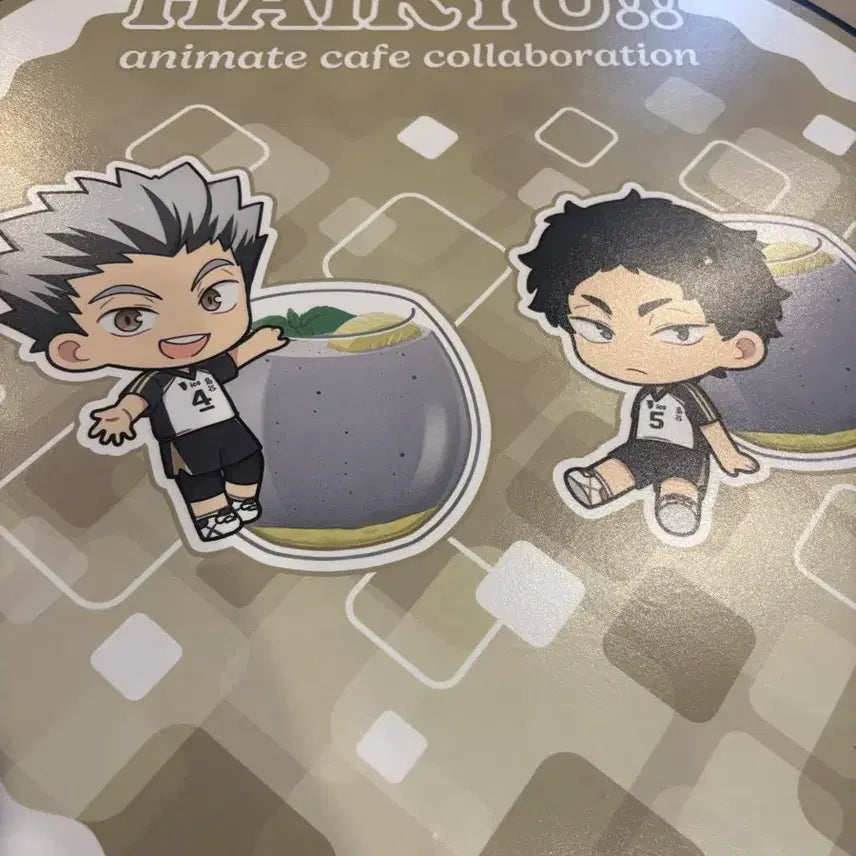 [BUNJANG] Haikyu!! Fukurodani Collaboration Cafe Can Badge Set / 애니메이트 하이큐!! 콜라보카페 후쿠로다니 캔뱃지 세트