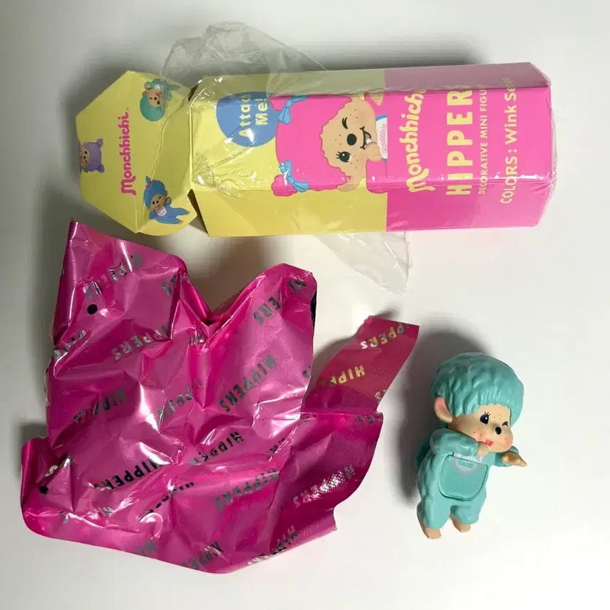[BUNJANG] Monchhichi Hipper Colors Wink Mint Unsealed Full Box / 몬치치 히퍼 컬러즈 윙크 민트 단순개봉 풀박스