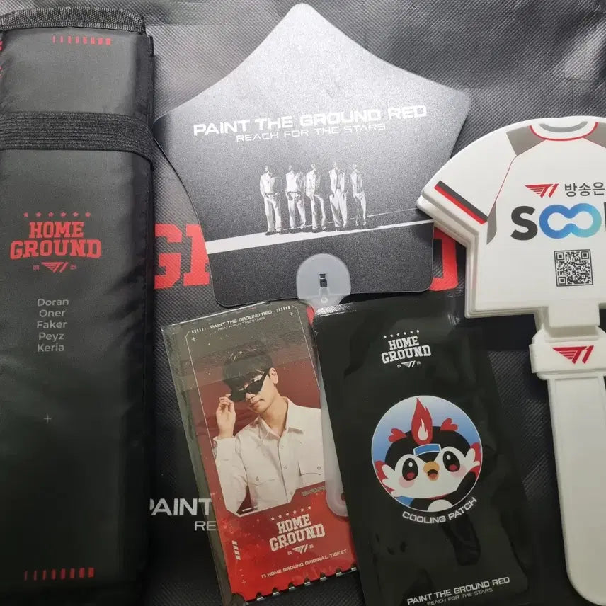 [BUNJANG] T1 Home Ground Day 1 Set Photocard Cooling Patch / 티원 T1 홈그라운드 1일차 세트