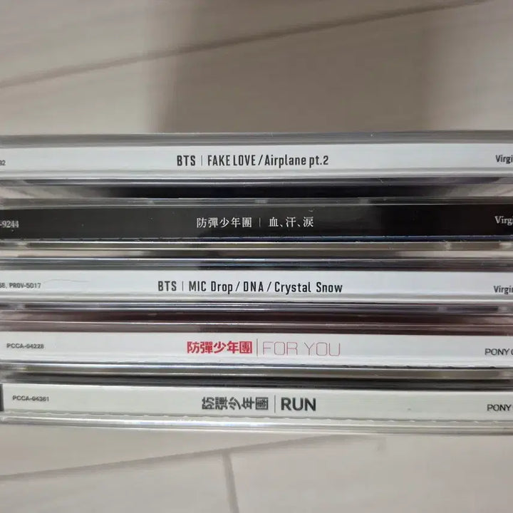 [BUNJANG] BTS Japanese Edition Album Bundle Set (CD/DVD) / 방탄소년단 일본판 앨범 cd/dvd 5장 일괄 판매합니다.