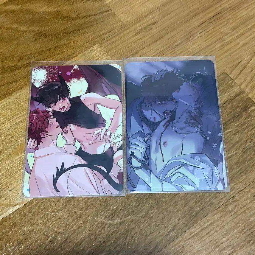 [BUNJANG] Kkumbi Dreamland Arctic Fox Halloween Special Photocard 2 Types / bl 꿈자리가 이상한데요?! 꿈자리 북극여우 할로윈 스페셜 포토카드 포카 2종
