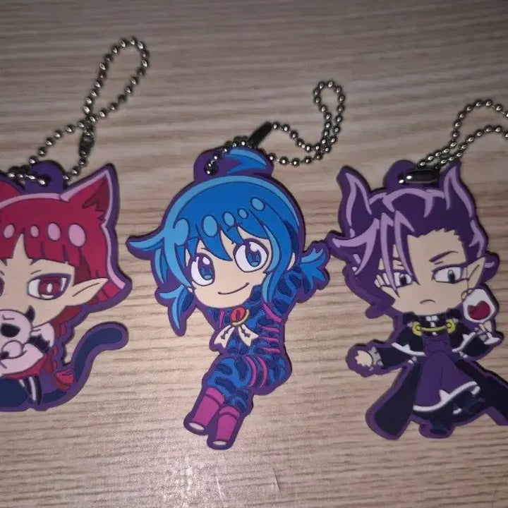 [BUNJANG] Welcome to Demon School! Iruma-kun Rubber Strap Set (Opera, Iruma, Caruego) / 악입문 러버스트랩 오페라, 이루마, 카르에고 일괄판매 악마에 입문했습니다 이루마군