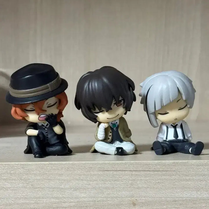 [BUNJANG] Bungo Stray Dogs Dazai, Chuuya, Atsushi Gacha Figure Bundle Set / 문스독 일괄