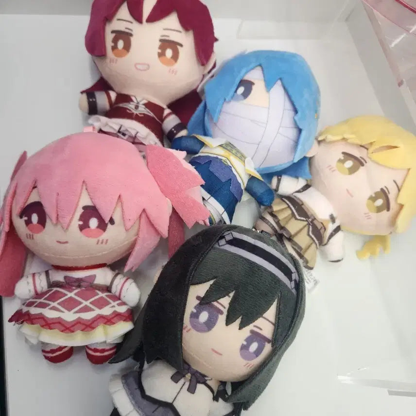 [BUNJANG] Puella Magi Madoka Magica Kaichuu Kuji 5 Types Plush Doll Bundle Set / 일괄) 마법소녀 마도카 마기카 회천 쿠지누이 5종