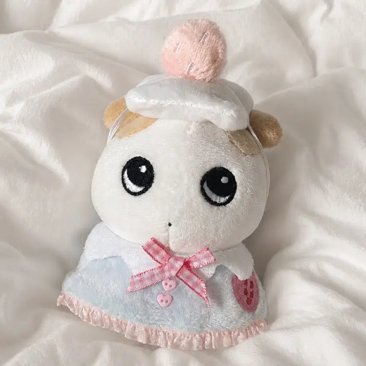 [BUNJANG] 10cm Doll Strawberry Outfit Set / 새상품 10cm 인형옷, 딸기 옷 세트, 솜인형옷