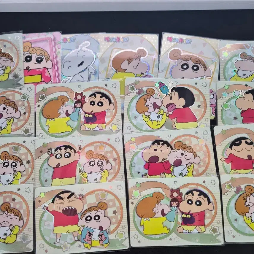 [BUNJANG] Crayon Shin-chan Collection Cards Bundle Set / 짱구는못말려 컬렉션카드  가로 카드 일괄