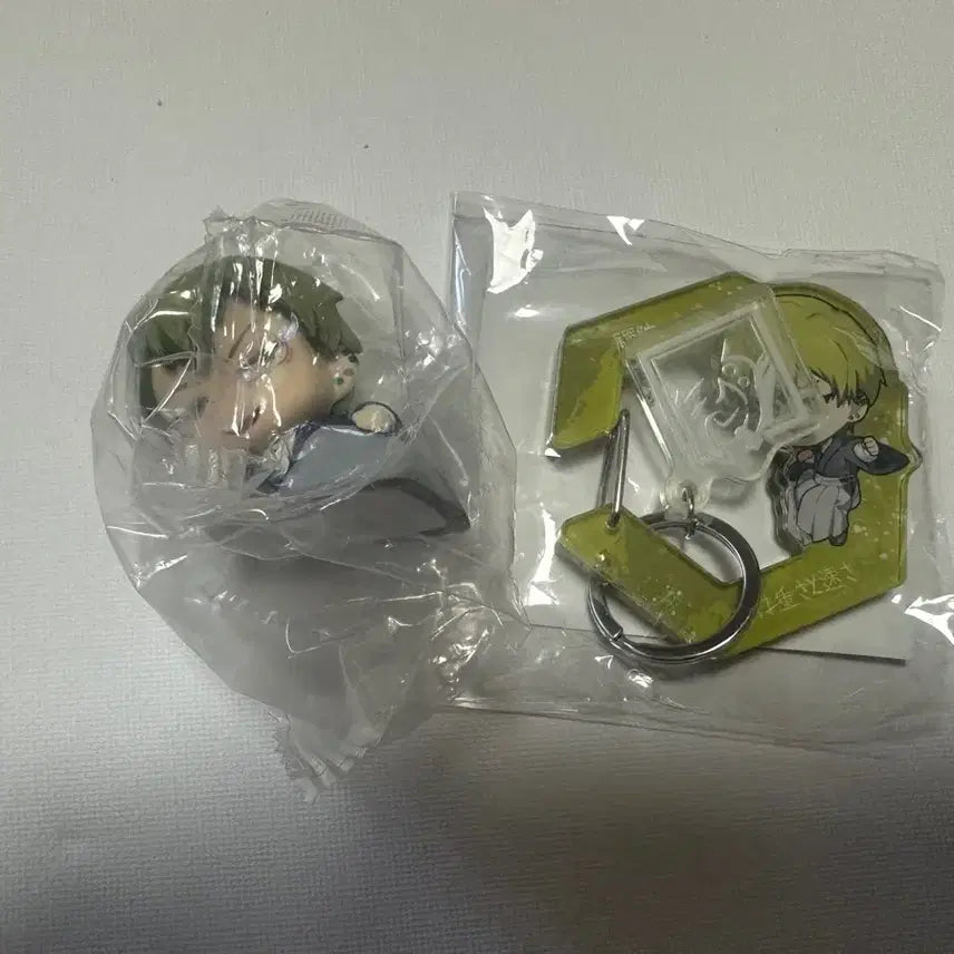 [BUNJANG] Jujutsu Kaisen Zenin Naoya Carabiner &amp; Onemutan Gacha Bundle Set (Sealed) / 미개봉/일괄) 주술회전 팬베이스 팝업 젠인 나오야 카라비너+나오야 오네무탄 가챠