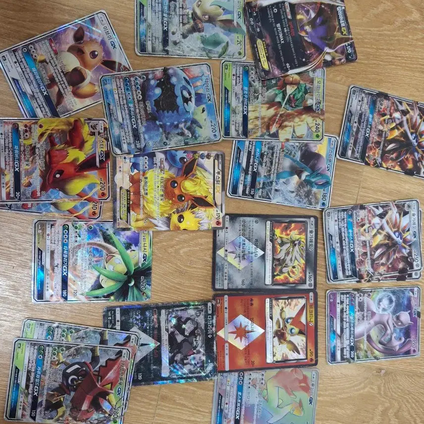 [BUNJANG] Pokemon Cards Bundle Set (900 Cards) / 포켓몬카드 900장 일괄 / GX-EX 프리즘스타 약23장 / 홀로 약 70장 루기아 레인보우/ 부스터 포켓심쿵