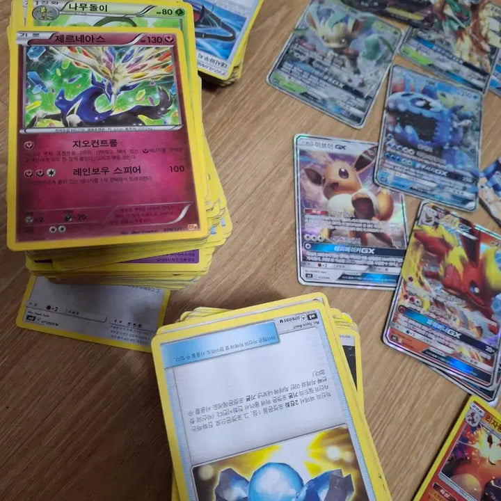 [BUNJANG] Pokemon Cards Bundle Set (900 Cards) / 포켓몬카드 900장 일괄 / GX-EX 프리즘스타 약23장 / 홀로 약 70장 루기아 레인보우/ 부스터 포켓심쿵