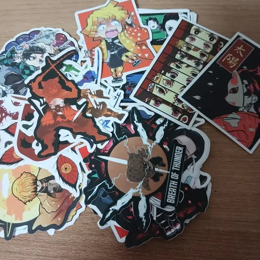 [BUNJANG] Demon Slayer Unofficial Sticker Set / 귀멸의 칼날 비공굿스티커 세트