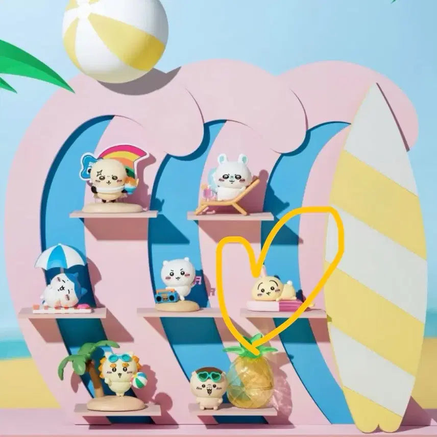 [BUNJANG] Miniso Chiikawa Usagi Summer Figure (New) / [미니소 치이카와]썸머 우사기 피규어 (새상품)