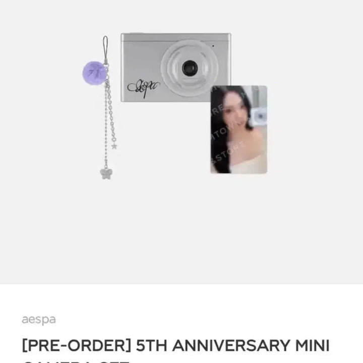 [BUNJANG] Aespa Winter 5th Anniversary Mini Camera Set / 에스파 5주년 기념 미니 카메라 세트 윈터 버전