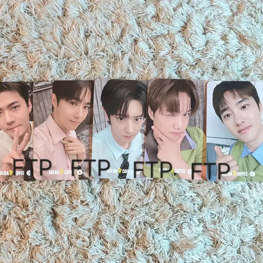 [BUNJANG] EXO Mega Coffee Photocard Bundle Set / exo 엑소 메가커피 포카 poca 세트 일괄