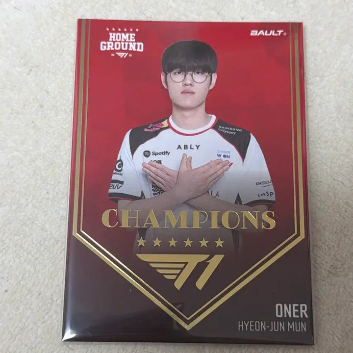 [BUNJANG] T1 Faker Champions Photocard / 티원 홈그라운드 bault 챔피언스 포토카드 포카 오너 oner