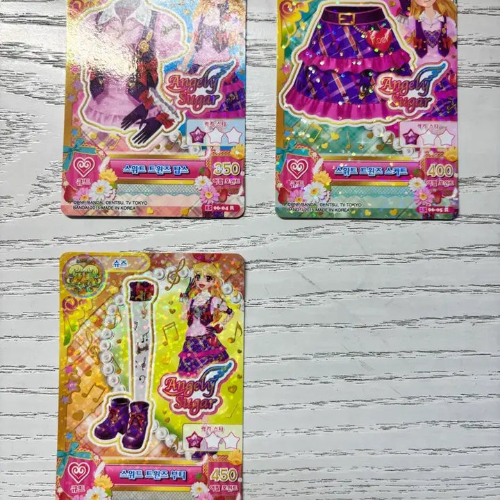 [BUNJANG] Aikatsu! Sweet Twins Tops Cards Set / 아이엠스타 스위트 트윈즈 탑스 카드 판매