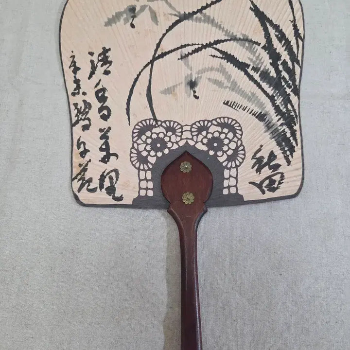 [BUNJANG] 1990s Unknown Artist Calligraphy Fan / 1990년대 작가미상 서화 부채