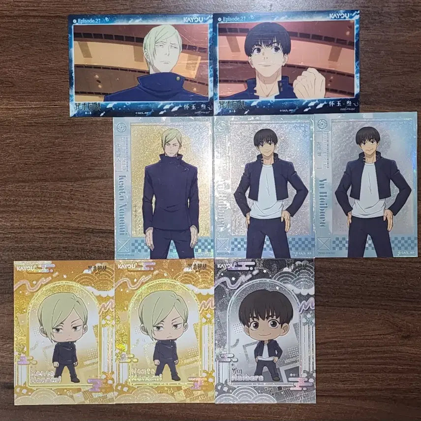[BUNJANG] KAYOU Jujutsu Kaisen Nanami Haibara Photocard Bundle Set (8 pcs) / 카유 주술회전 포토카드 회옥옥절 나나미 하이바라 8장 일괄