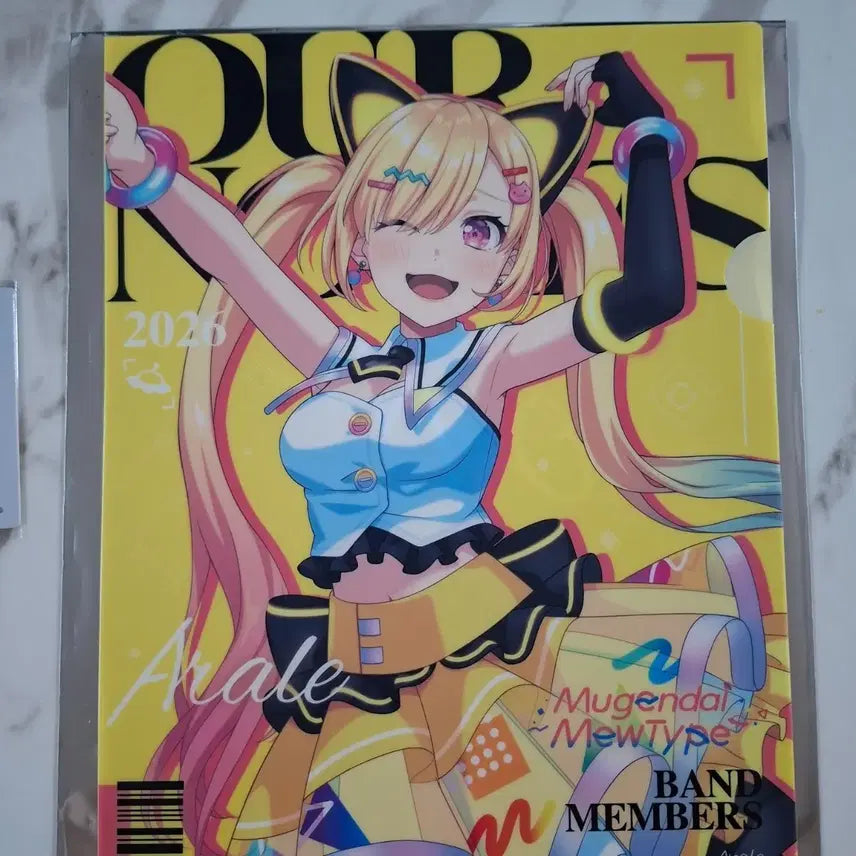 [BUNJANG] BanG Dream! Arale Clear File (Hologram Special Ticket + Full Combo Prize) / 서코 코믹월드 뱅드림! BanGDream! 아워노트 홀로그램 특전 티켓+풀콤보 특전 아라레 클리어 파일