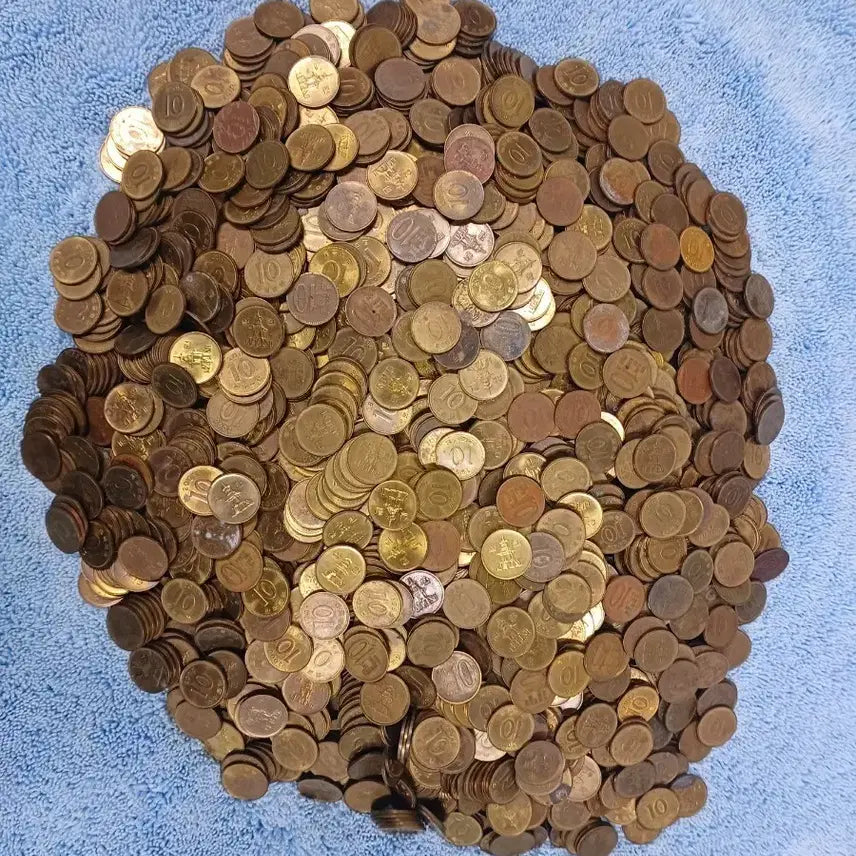 [BUNJANG] 1970s-2020s 10 Won Circulation Coins (Bundle) / 10원 구동전 70년도~20년 10,150kg 2600개 특판매