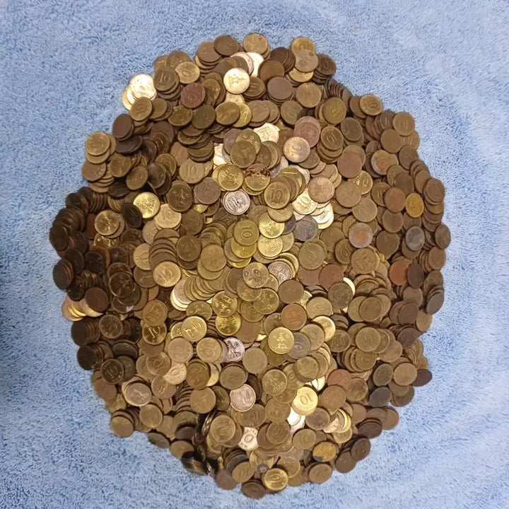 [BUNJANG] 1970s-2020s 10 Won Circulation Coins (Bundle) / 구)10원동전 특,준특년도 60,70년도~2006년 2600개 택배무료 특판매