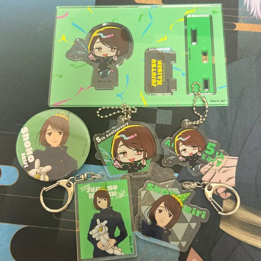[BUNJANG] Jujutsu Kaisen 5th Anniversary Cafe Ieiri Shoko Bundle Set / 주술회전 5주년 카페 이에이리 쇼코 일괄 판매해요