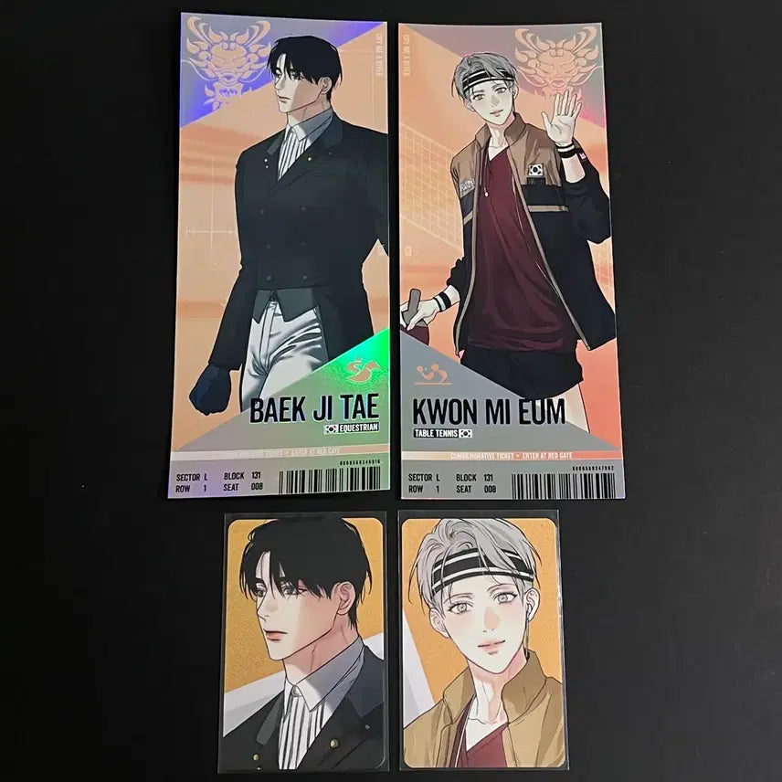 [BUNJANG] Tim Rejin Ticket Bundle Set / 팀레진 경기 티켓 애욕 백지태 권미음 일괄
