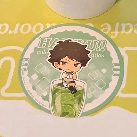 [BUNJANG] Haikyuu!! Oikawa Cafe Collaboration Coaster / 하이큐 콜라보카페 코스터 오이카와