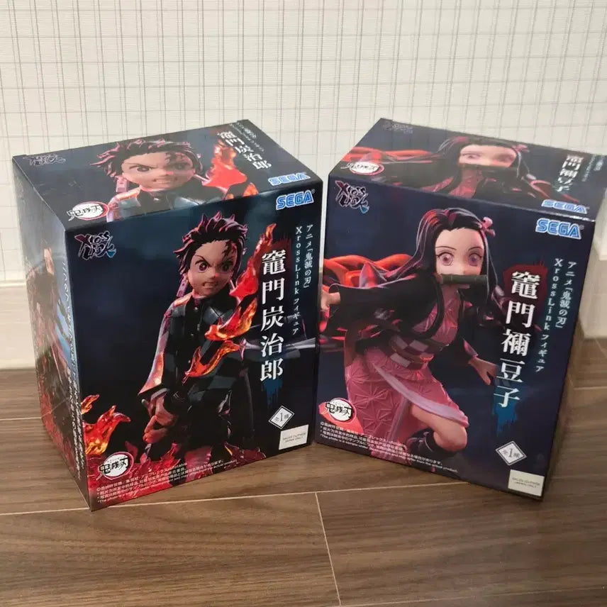 [BUNJANG] Demon Slayer Tanjiro &amp; Nezuko Sega Figure (Sealed) / [미개봉] 귀멸의 칼날 세가 피규어 탄지로&amp;네즈코 피규어