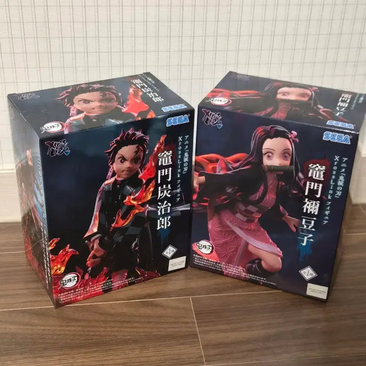 [BUNJANG] Demon Slayer Tanjiro &amp; Nezuko Sega Figure (Sealed) / [미개봉] 귀멸의 칼날 세가 피규어 탄지로&amp;네즈코 피규어