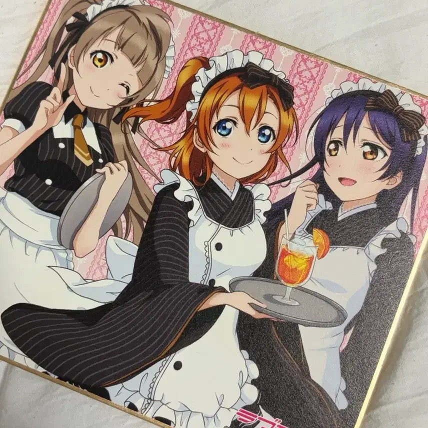 [BUNJANG] Love Live! Muse "School Idol Festival" 2nd Year Maid Shikishi / 러브라이브! 뮤즈 스쿠페스 2학년 메이드 색지