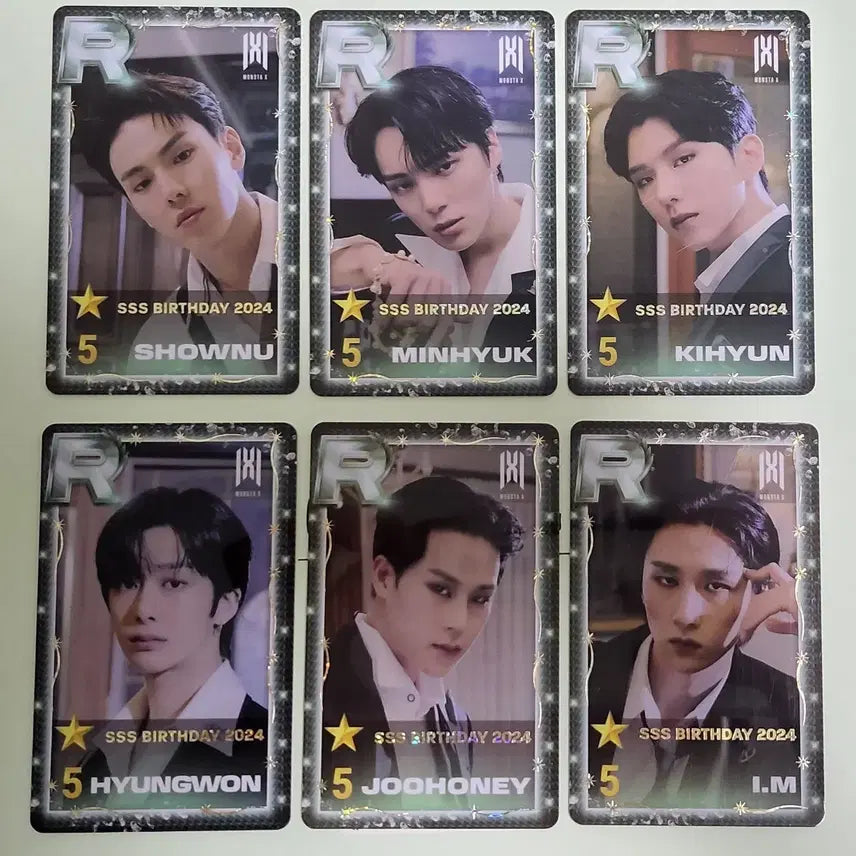[BUNJANG] MONSTA X SSS Birthday 2024 Limited Photocard Set / 몬스타엑스 SSS BIRTHDAY 2024  한정 포카