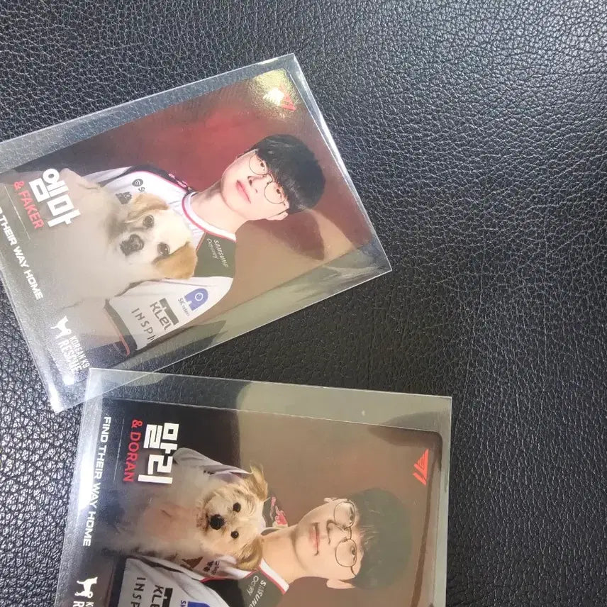 [BUNJANG] T1 Malli &amp; Doran Photocard / 홈그라운드 T1 페이커 &amp; Doran 포토카드