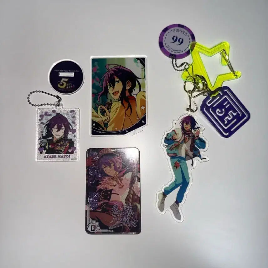 [BUNJANG] Ensemble Stars Ayase Mayoi Acrylic Stand &amp; Keychain Bundle Set / 앙스타 아야세 마요이 아크릴 스탠드 키링 일괄