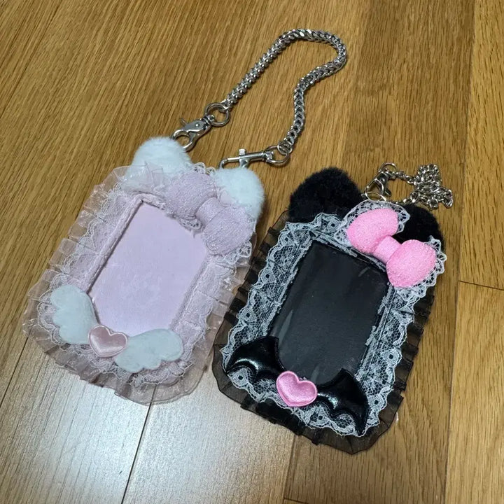 [BUNJANG] Sanrio Hello Kitty Angel Devil Photocard Holder Bundle Set / 산리오 키티 천사 악마 포토홀더 포토카드 홀더 일괄