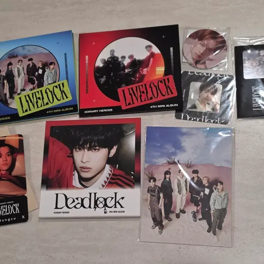 [BUNJANG] XDINARY HEROES Live Rock + Dead Rock Digipack Album / 엑디즈 디지팩 앨범 라이브락+데드락