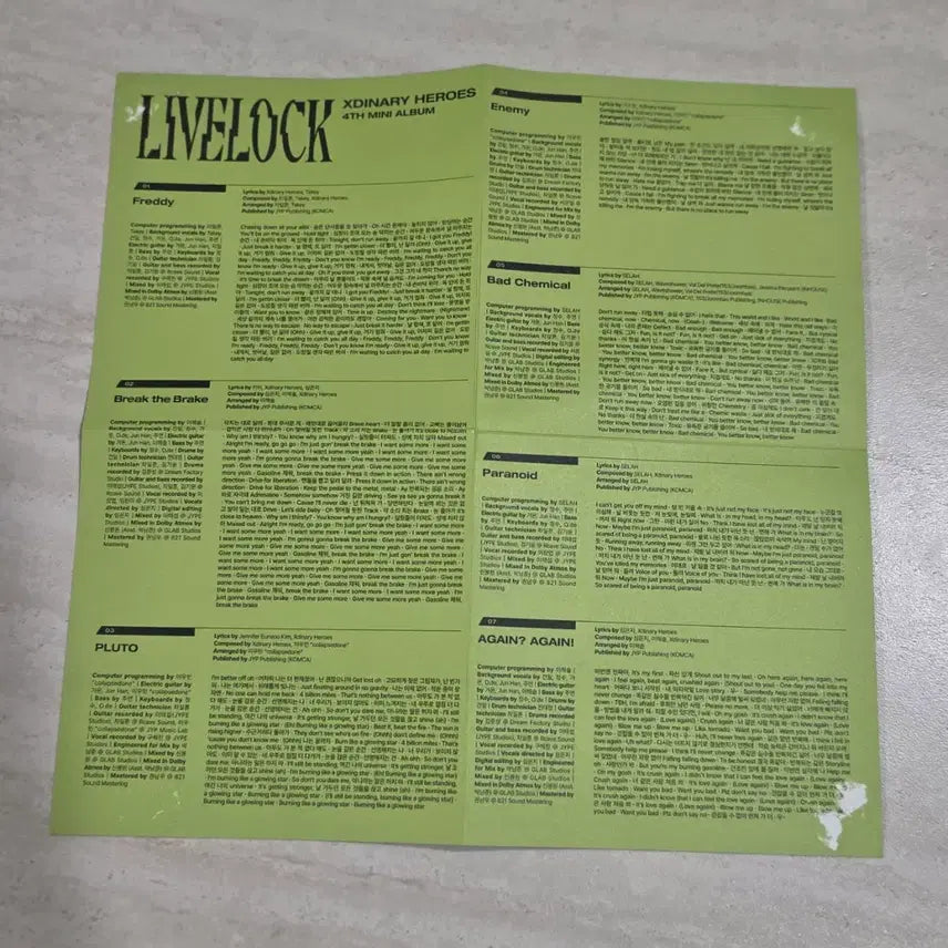 [BUNJANG] XDINARY HEROES Live Rock + Dead Rock Digipack Album / 엑디즈 디지팩 앨범 라이브락+데드락