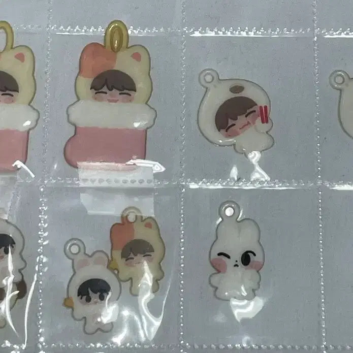 [BUNJANG] NCT 127 Jaehyun Doyoung Jungwoo Danim Squishy Keychain Bundle Set / 엔시티127 재현 도영 정우 다님 말랑 키링 일괄