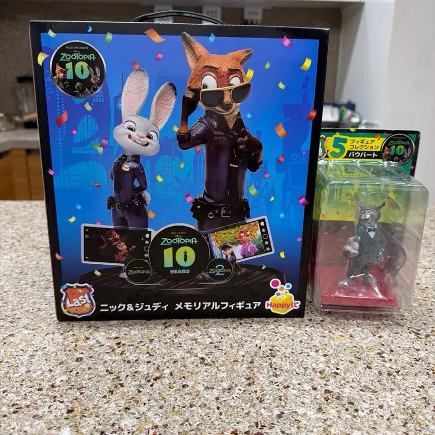 [BUNJANG] Zootopia Nick &amp; Judy 10th Anniversary Figure (Last One) + Lynx Figure / 주토피아 닉&amp;주디 10주년 기념 피규어(라스트원)+시라소니 피규어