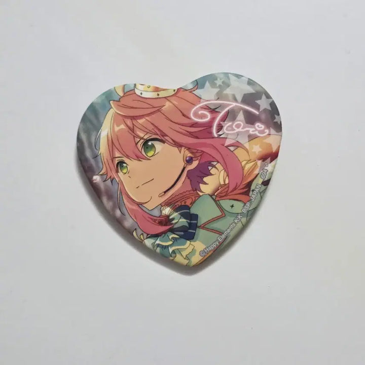 [BUNJANG] Ensemble Stars Himemiya Tori Heart Can Badge / 앙스타 히메미야 토리 하트 캔뱃지 판매 (덤도있어요)
