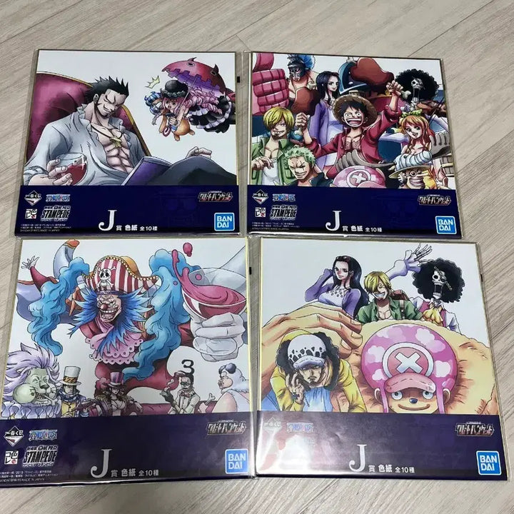 [BUNJANG] One Piece Stampede J Prize Shikishi / 원피스 스탬피드 J상 색지