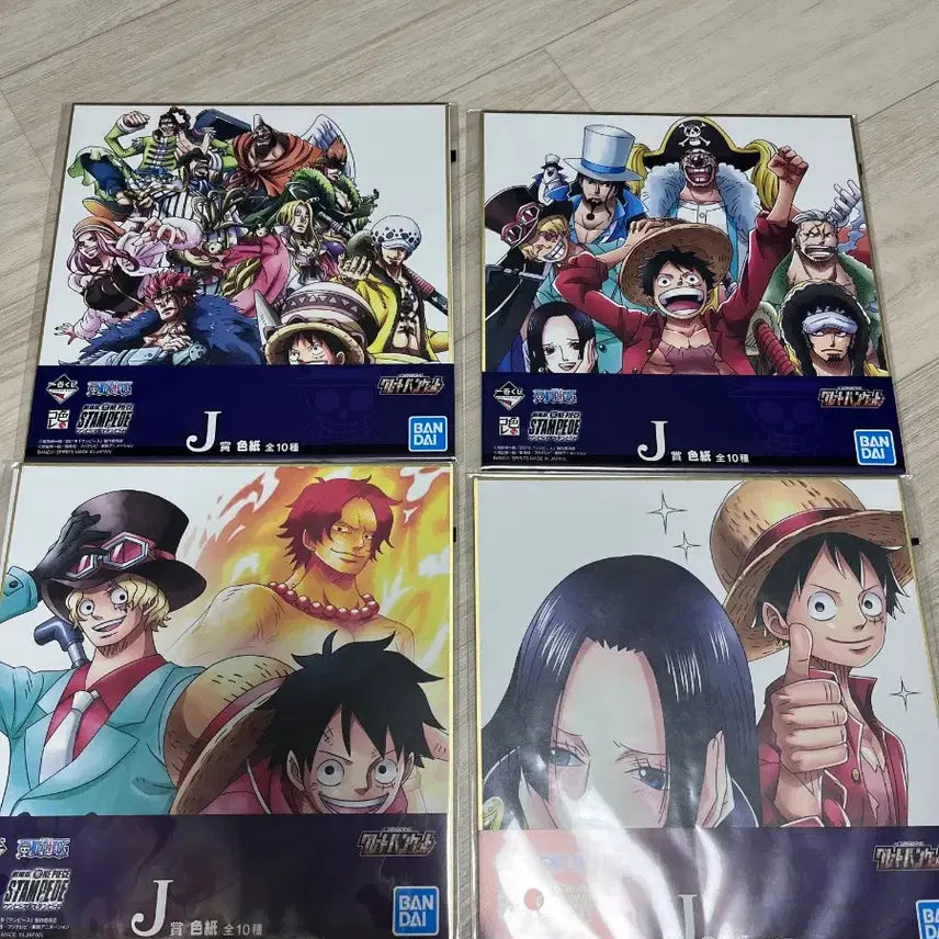 [BUNJANG] One Piece Stampede J Prize Shikishi / 원피스 스탬피드 J상 색지